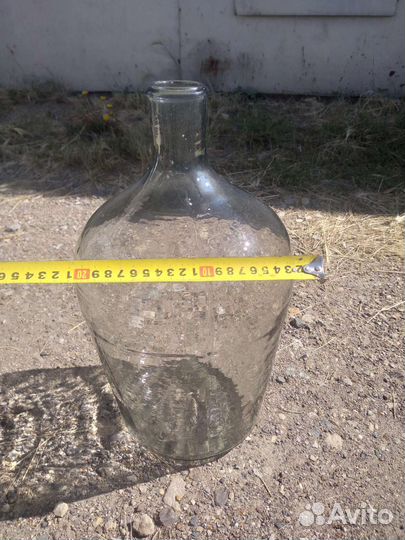 Бутыль стеклянная