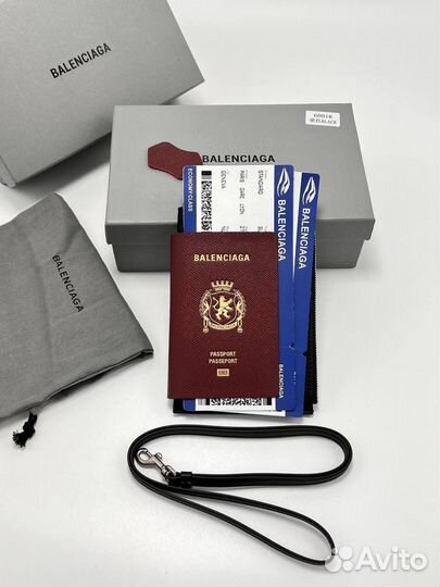 Balenciaga passport holder