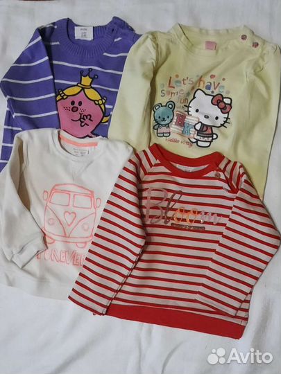 Одежда для девочки пакетом 12-18 мес.,86 см