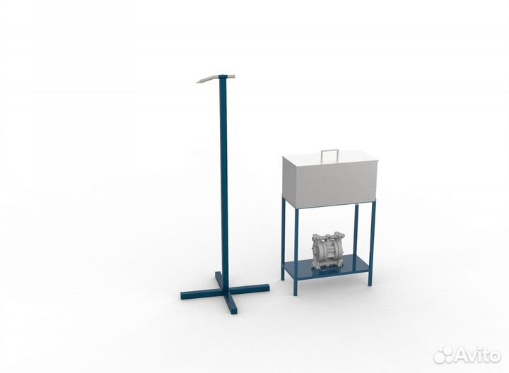 Система впрыска (опрыскивания) для смесителей