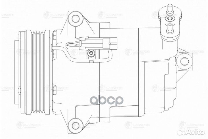 Компрессор кондиц. для а/м Opel Astra H (04) 1