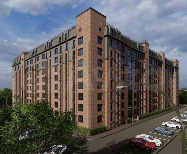 2-к. квартира, 73,5 м², 2/8 эт.