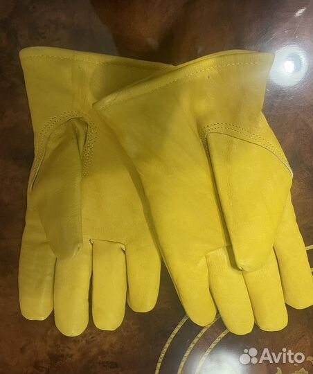 Перчатки мужские кожаные