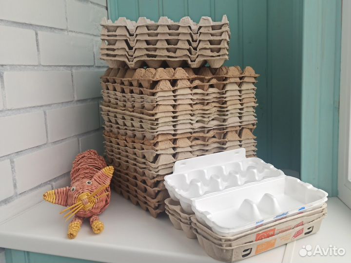 Ячейки для куриных яиц лотки