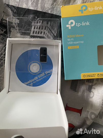Адаптер USB TP-link, беспроводной, TL-WN823N