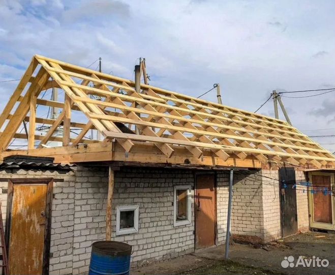 Крыша кровельные работы