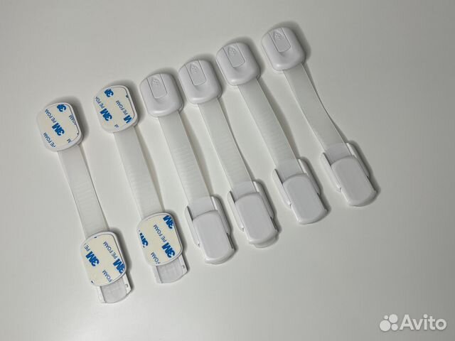 Замок блокиратор дверей ящиков от детей 6 шт