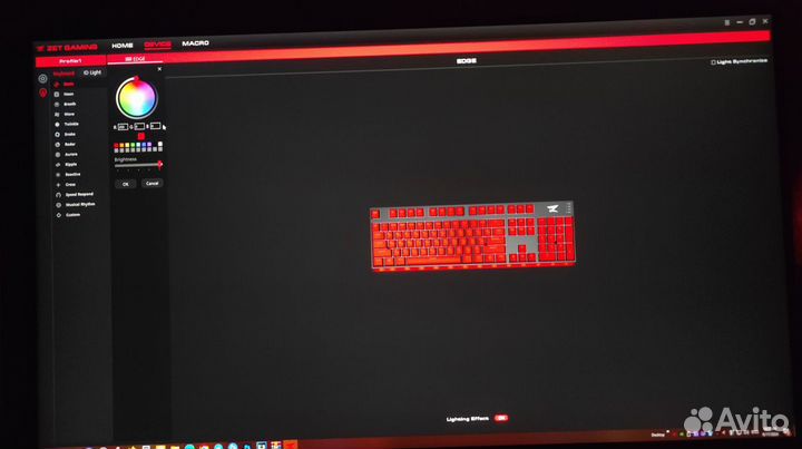 Механическая клавиатура Zet Gaming Edge Gateron