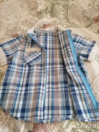 Рубашка и шорты. на 4-5 года