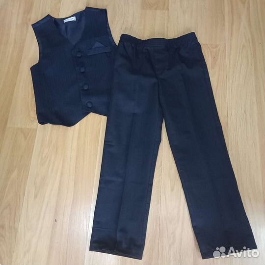Жилетка и брюки на мальчика рост 110-122