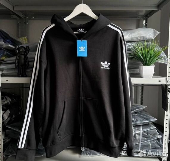 Зип худи balenciaga x adidas