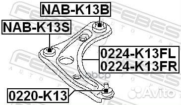 Опора шаровая nissan note 2013, mucra K13