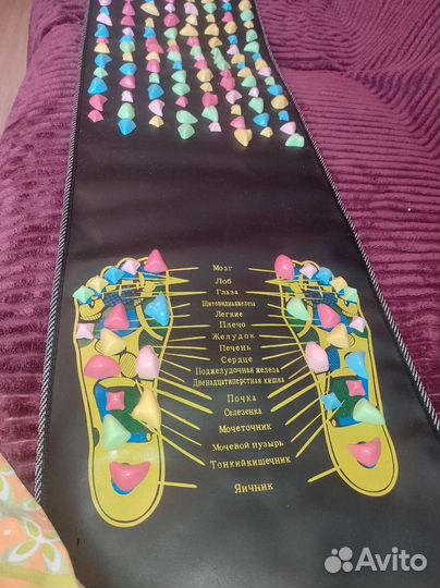 Массажный коврик морская галька