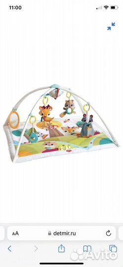 Развивающий коврик tiny love сказочный лес