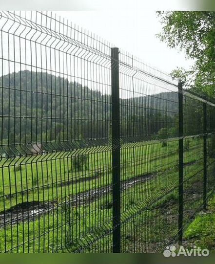 Забор из 3д сетки