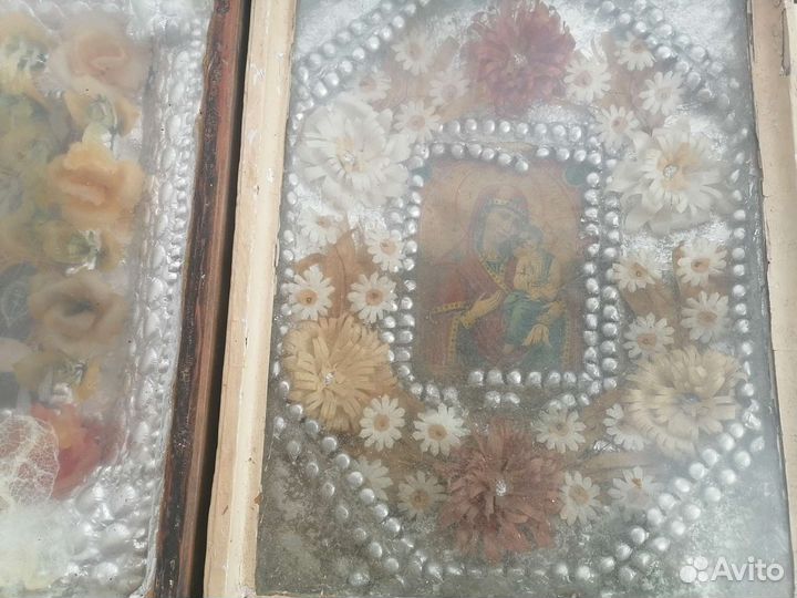 Старинные иконы в окладе