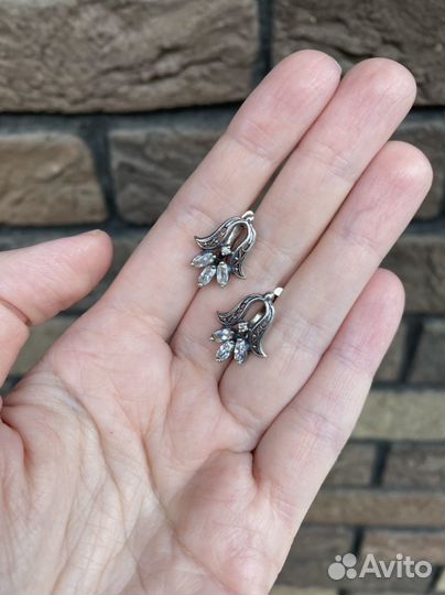 Серебряные серьги