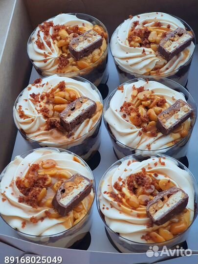 Торты капкейки трайфлы на заказ