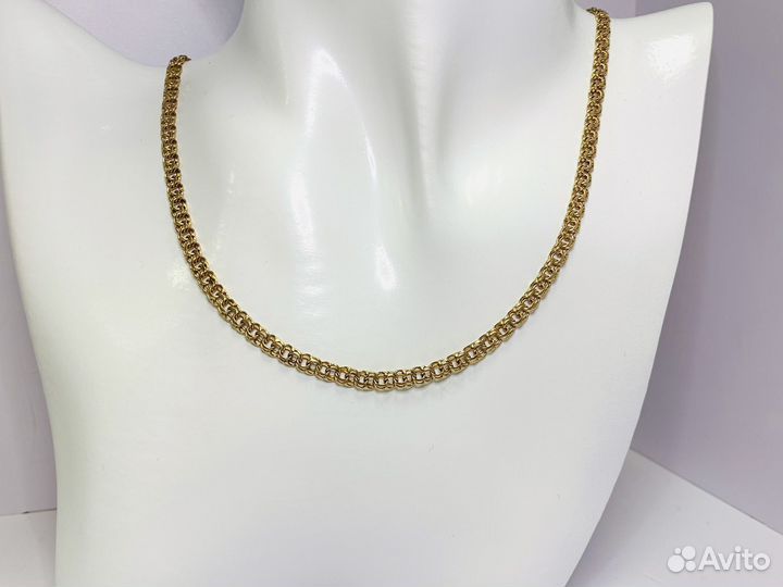 Цепь золотая 52 см (нс13)