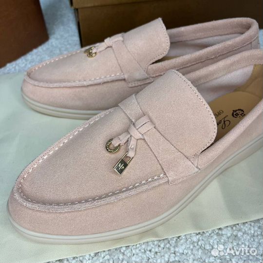 Лоферы Loro Piana Pink 36, 37, 38