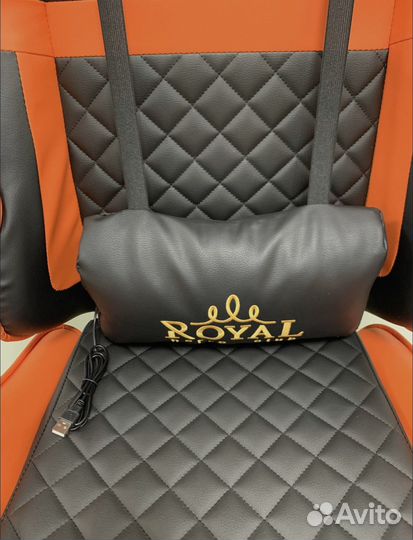 Коесло игровое компьютерное Royal оранжевое