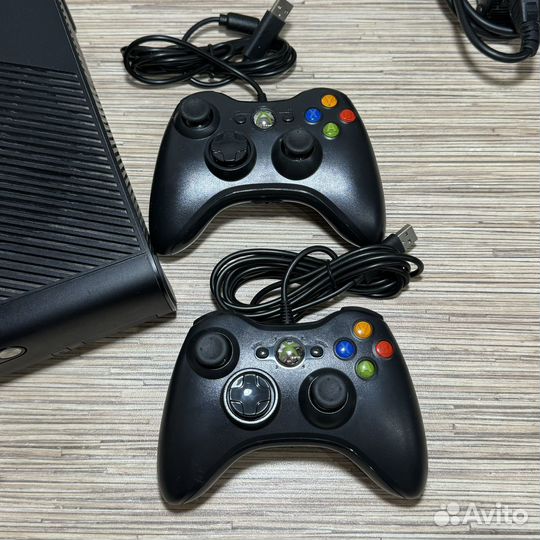 Xbox 360 500Gb + 2Джостика + 12Игр
