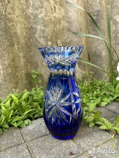 Ваза хрустальная Германия