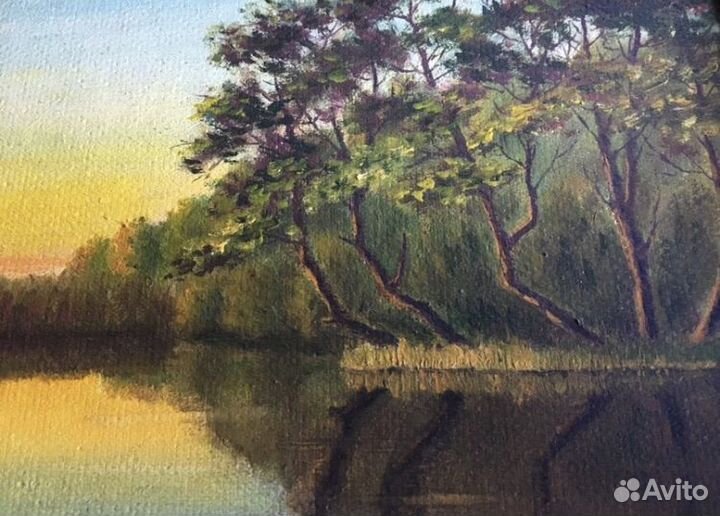 Картина 34/26см, живопись Э.Антоненко 1992г