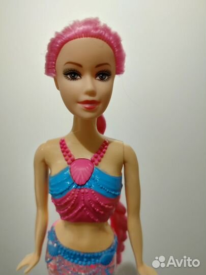Барби русалка светящийся хвост