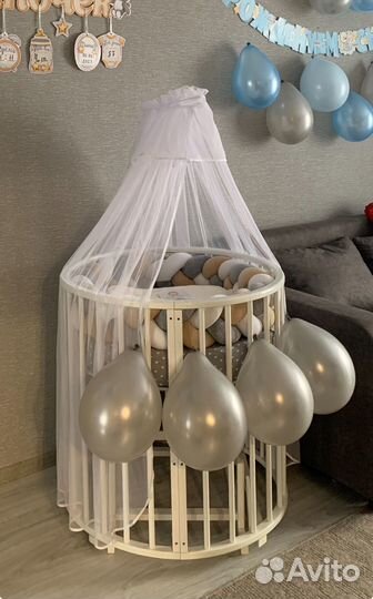 Кроватка трансформер с маятником