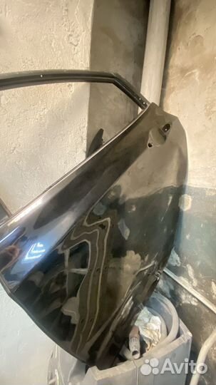 Дверь задняя левая hyundai solaris