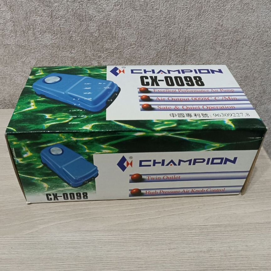 Компрессор для аквариума champion cx-0098