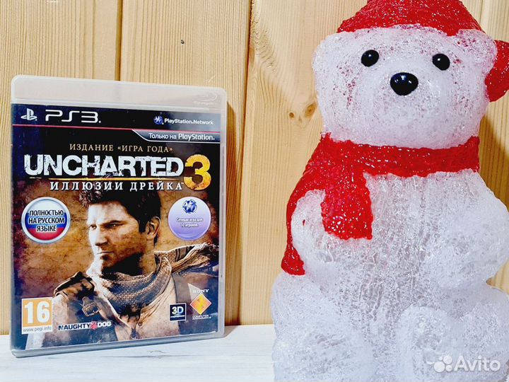 Игра Uncharted 3 Иллюзии Дрейка PS3 (бу)