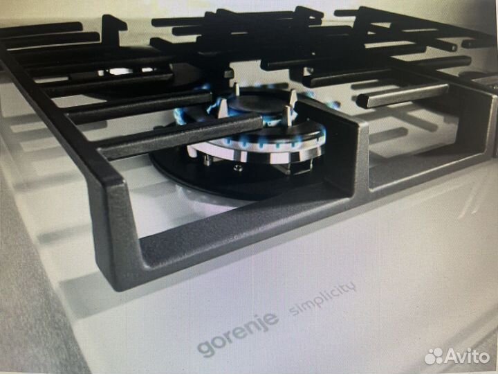 Встраиваемая газовая варочная панель Gorenj стекло