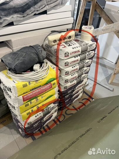 Плиточный клей литокол к80