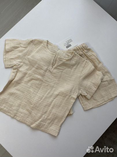 Детский муслиновый костюм. Новый