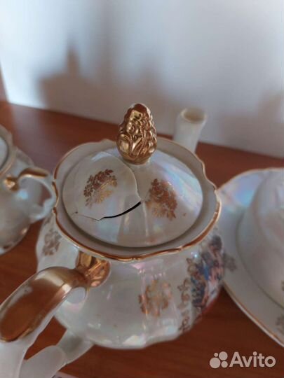 Чайный сервиз мадонна гдр 6 персон