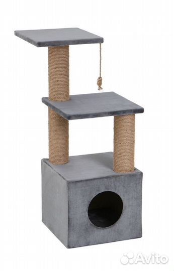 Когтеточка с домиком и лежанкой