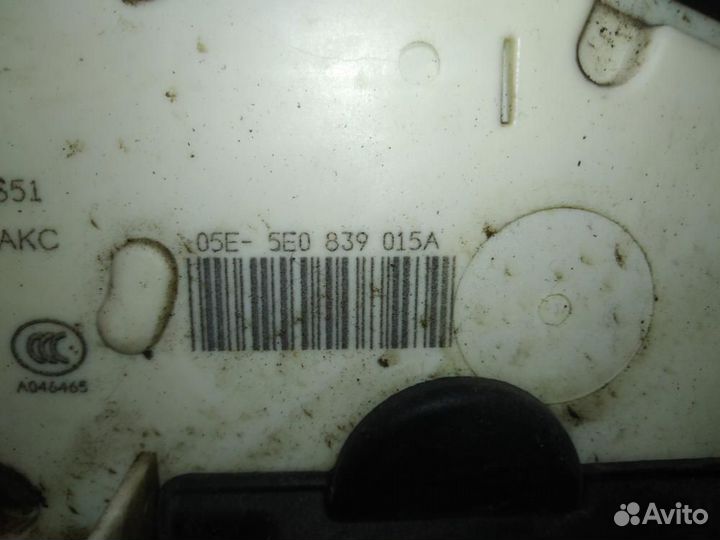 Замок двери задней левой Skoda Octavia A7 2012-202