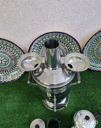 Самовар на углях 6л Новый