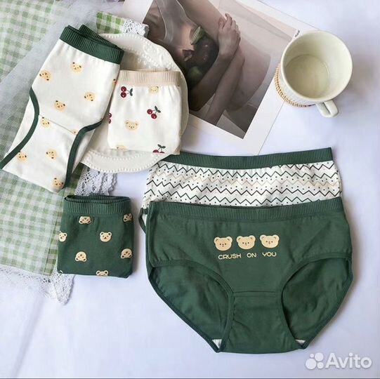 Трусы женские набор новые хлопковые 5 штук