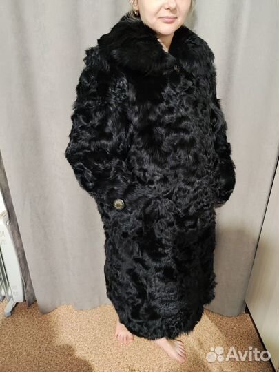 Шуба женская натуральная каракуль, 50