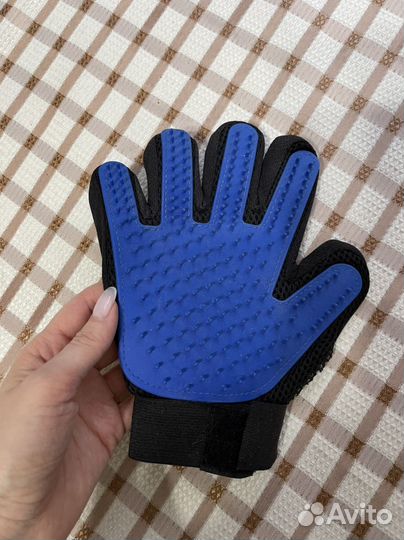 Расчестка для шерсти перчатка расчестка