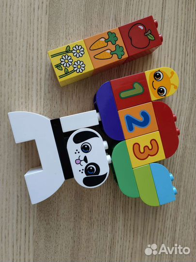 Lego duplo веселые звери и гусеница