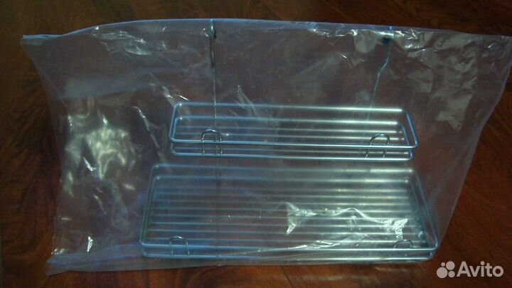 Навесная полка-держатель на рейлинг для кухни