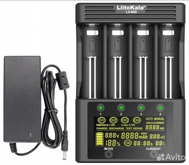 Зарядное устройство liitokala lii 600