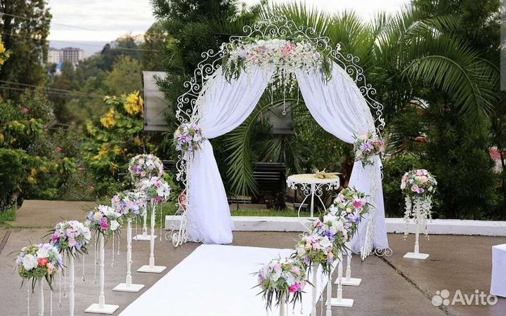Свадебная арка. Арка для выездной регистрации