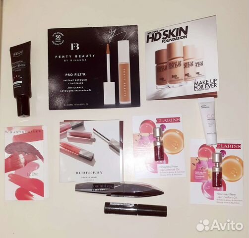 Пробники декоративной косметики