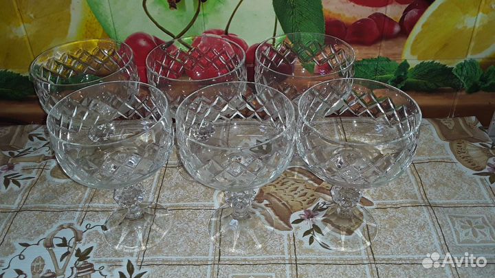 Хрустальные бокалы СССР
