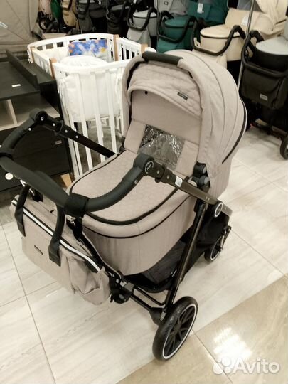 Коляска 2 в 1 Indigo mirage бежевый